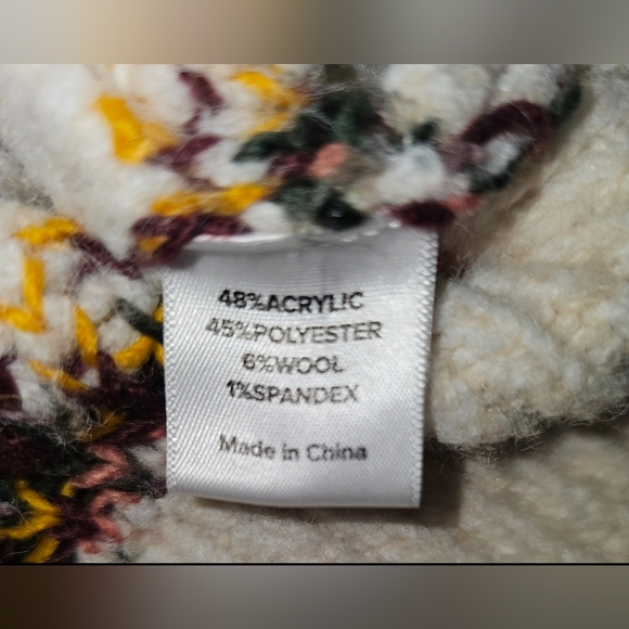 Evereve Womens Lyra Fair Isle Turtleneck Size Medium - Picture 15 of 15